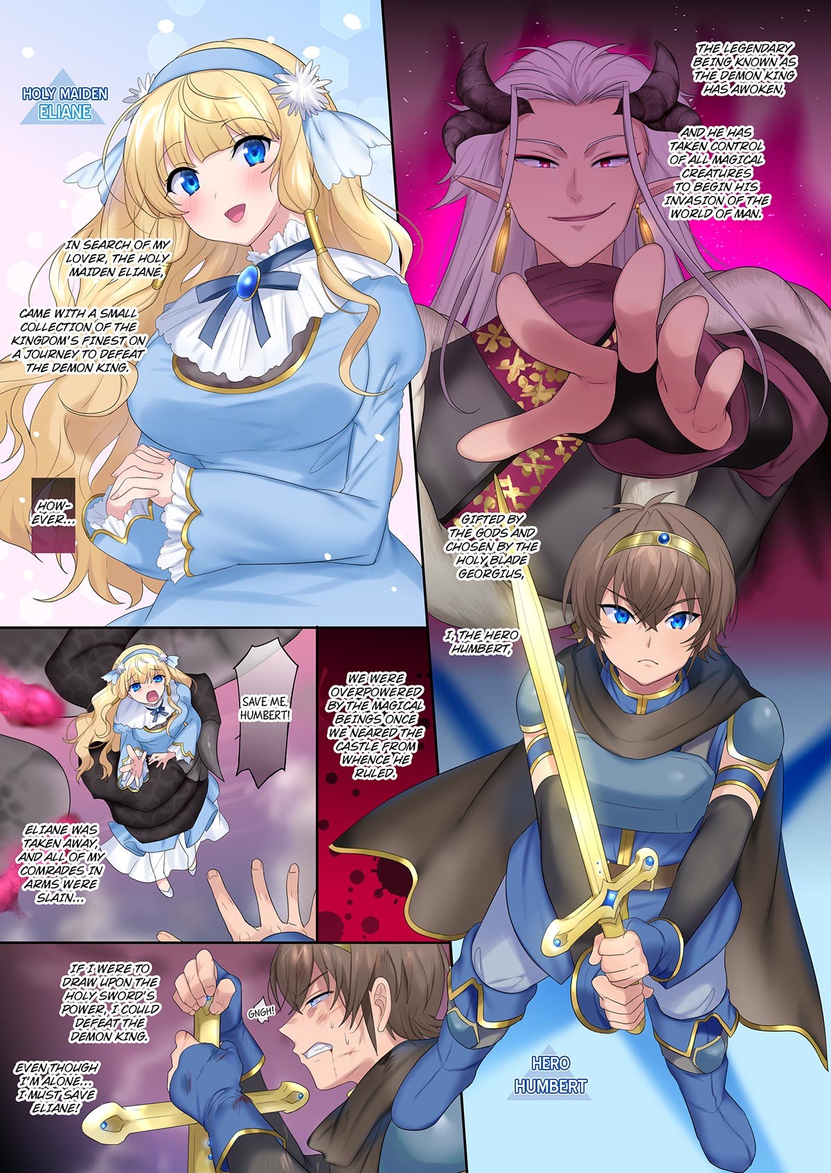 Hentai Manga Comic-A Hero's Fall From Grace ~ Dragon Princess Mypha's Awakening-Read-3